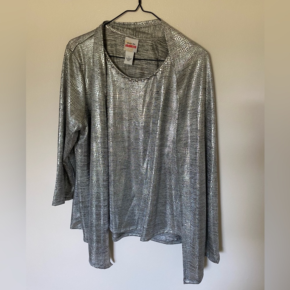 Silver Disco Top